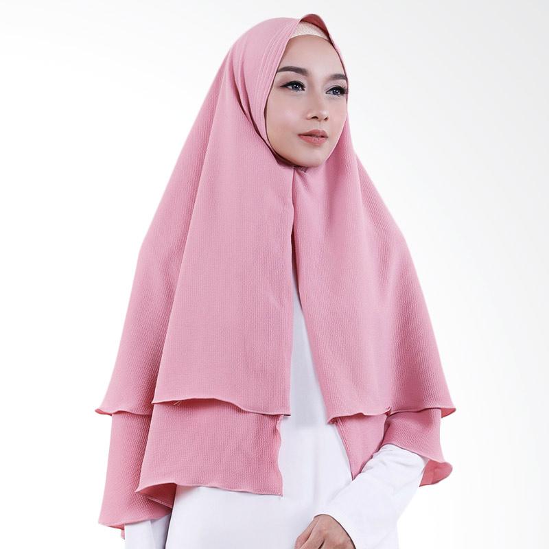 Jual Cotton Bee Khimar Almira Jilbab Instant - Dusty Pink Online