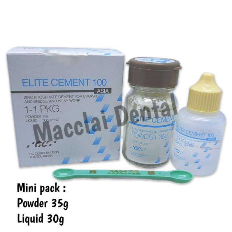 Jual Elite Cement 100 Zinc Phosphate Cement Untuk Sementasi Dental di Seller PALANG MERAH STORE