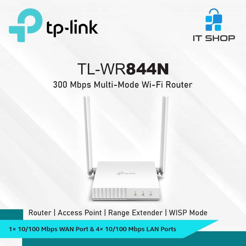 Jual TP-Link TL-WR844N 300 Mbps Multi-Mode Wi-Fi Router di Seller IT ...