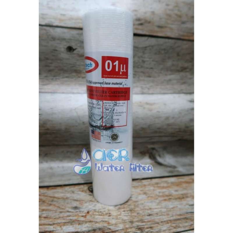 Jual Cartridge Filter Air / Sediment / Spun 10 01 micron Watertech di Seller AER WATER SHOP