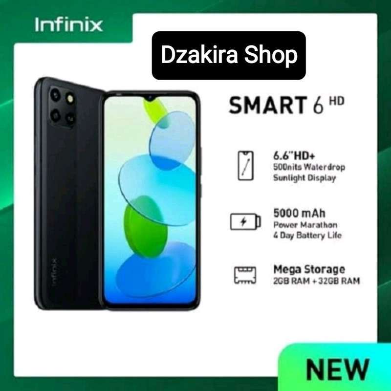 Jual INFINIX SMART 6 HD RAM 2/32GB GARANSI RESMI di Seller Dzakira Shop ...