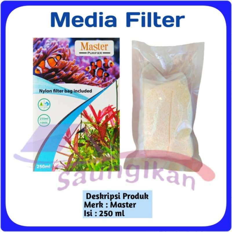 Promo Master Purifier 250 Ml Filter Media Aquarium Air Laut Tawar