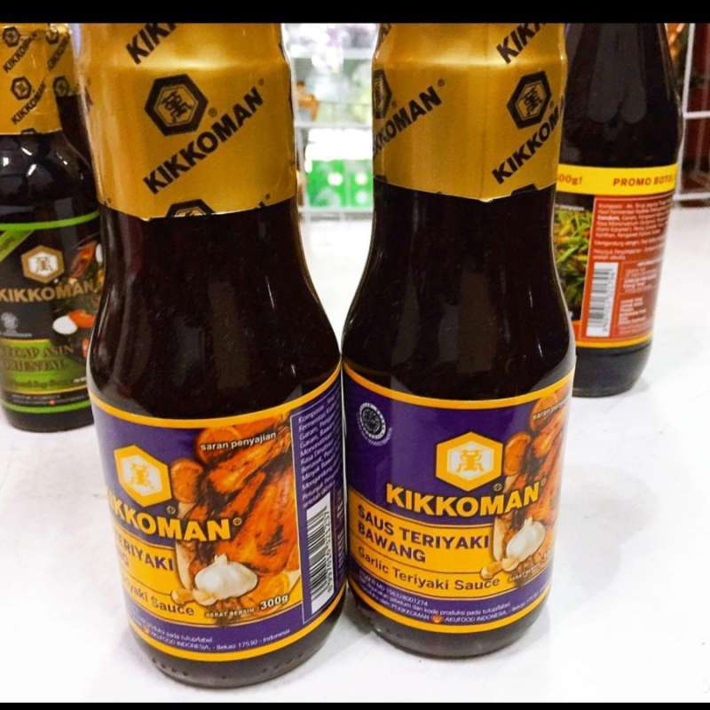 Jual KIKKOMAN Saus Teriyaki Bawang Garlic Sauce Khas Jepang Halal di