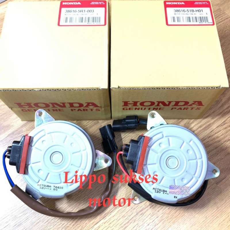Jual Motor Cooling Fan Set Radiator Ac Honda Hrv Mitsuba di Seller