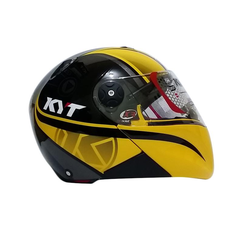 Jual Kyt X Rocket Retro 2 Helm Full Face Black Crymson Yellow S Di