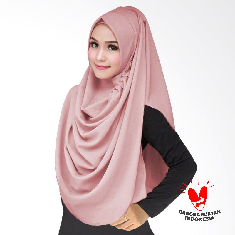 Jual Milyarda Hijab LCB Kerudung  Instant dusty  pink  