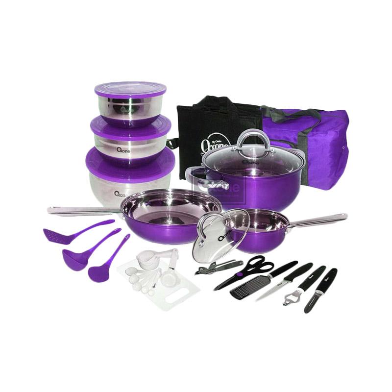 Jual Oxone OX 993 Oxone Travel Cookware Set    Panci - Ungu