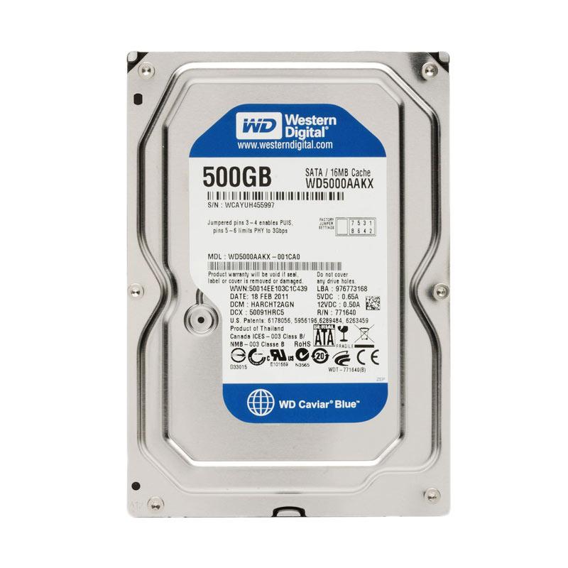 Jual Western Digital WDC Harddisk Internal [500GB/SATA