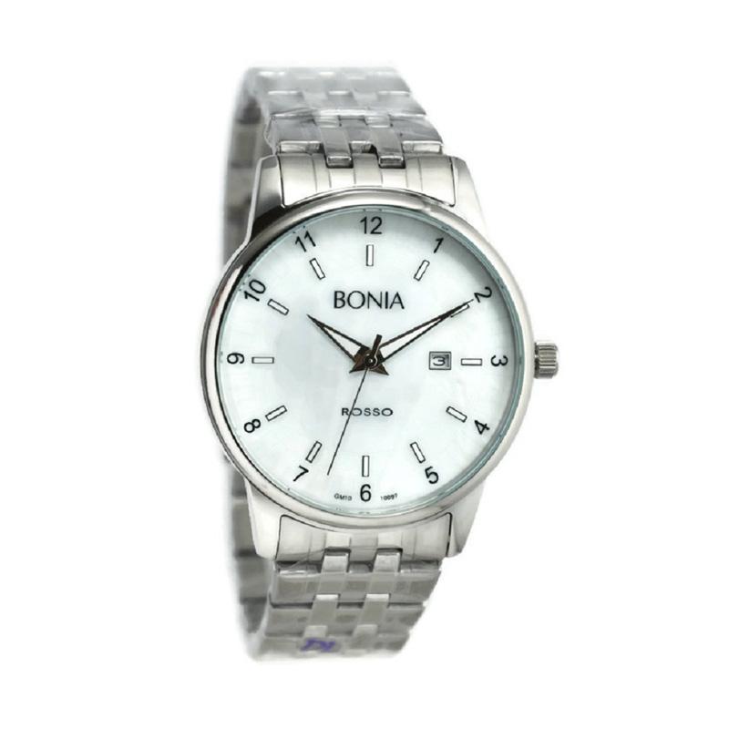 jual bonia rosso b10097 1355 jam tangan pria silver plat putih harga kualitas jual bonia rosso b10097 1355 jam tangan pria silver plat putih harga kualitas