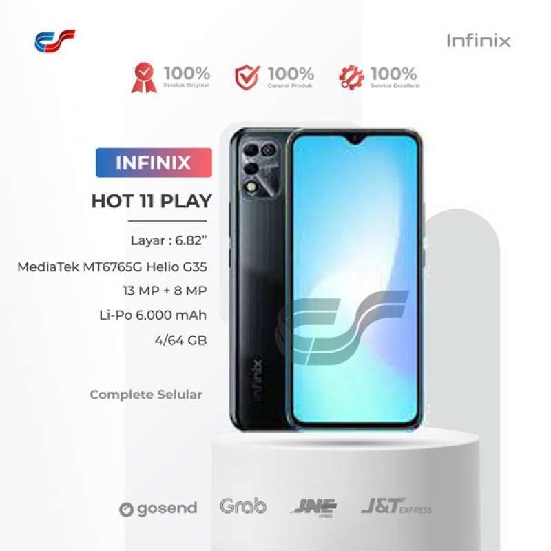Jual Infinix Hot 11 Play 4/64GB di Seller X-one ponsel - Paninggilan ...
