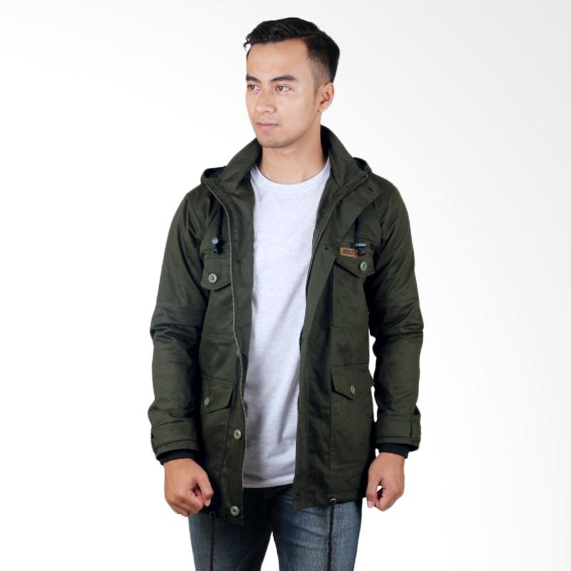 Jual neils parka stockholm windbreaker jaket pria army 