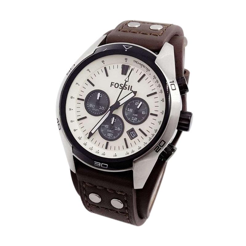 jual fossil ch 2890 leather jam tangan pria brown jual fossil ch 2890 leather jam tangan pria brown