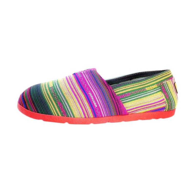 jual oem msid flat shoes slip on 03 raibow pattern sepatu jual oem msid flat shoes slip on 03 raibow pattern sepatu