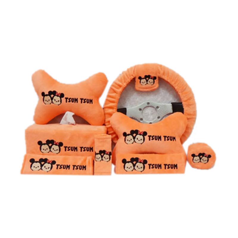 jual centralseat carseat set 6 bordir tsum tsum bantal mobil orange harga kualitas jual centralseat carseat set 6 bordir tsum tsum bantal mobil orange harga kualitas