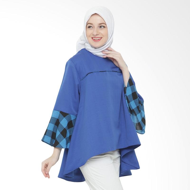 Harga JV Hasanah Sabrina Top Atasan Muslim Wanita Violet