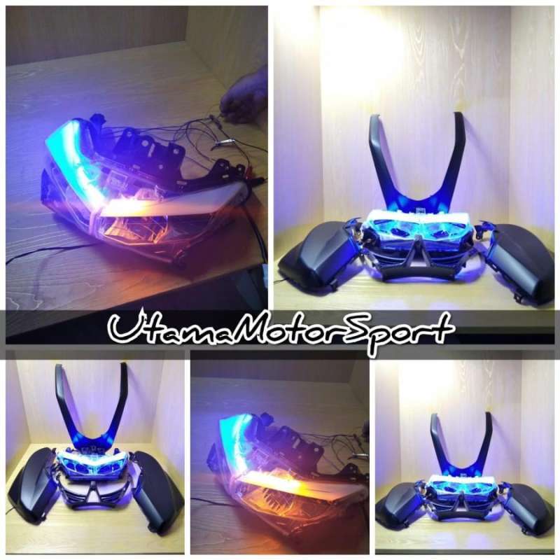 Jual REFEKTOR NMAX OLD HEADLAMP NMAX OLD MODEL AEROX MODIFIKASI di