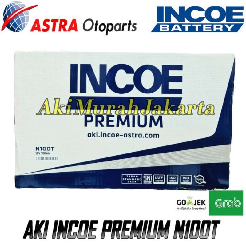 Jual Aki Genset Incoe Premium Deep Cycle N100t 12v / 100ah Aki Basah Di