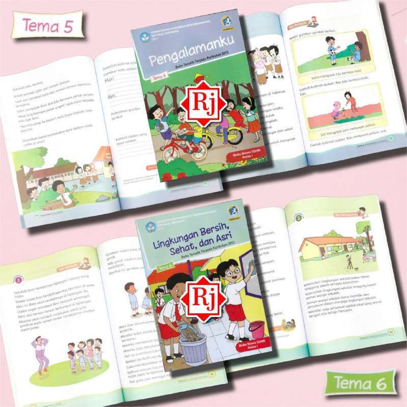 Jual Buku Tematik Kelas 1 Sd Tema 1,2,3,4,5,6,7,8 Edisi Revisi 2017 ...