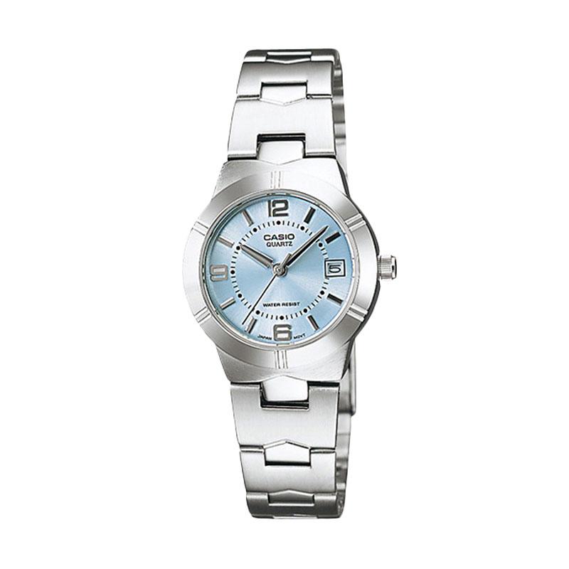 harga casio standard original jam tangan wanita abu abu biru stainless steel ltp harga casio standard original jam tangan wanita abu abu biru stainless steel ltp