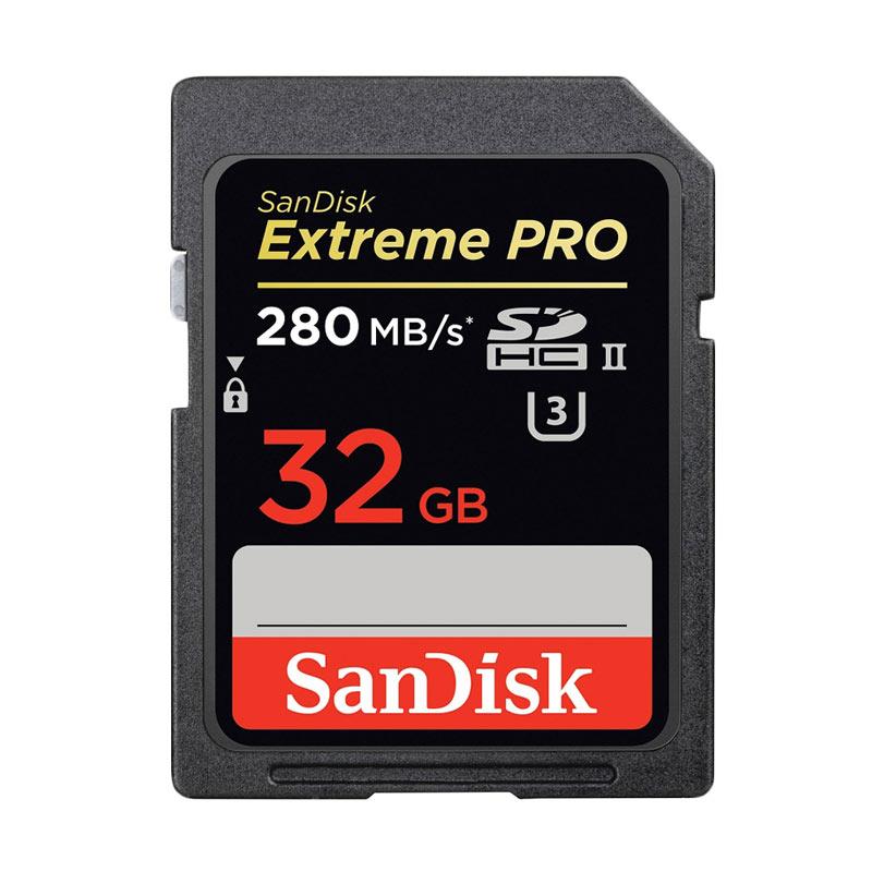 Jual Sandisk Extreme 4K CL10 Pro SDHC Memory Card - Hitam 