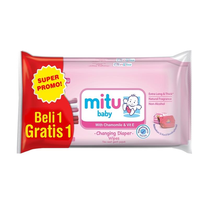 jual mitu baby wipes ganti popok 50 s tissue basah pink jual mitu baby wipes ganti popok 50 s tissue basah pink