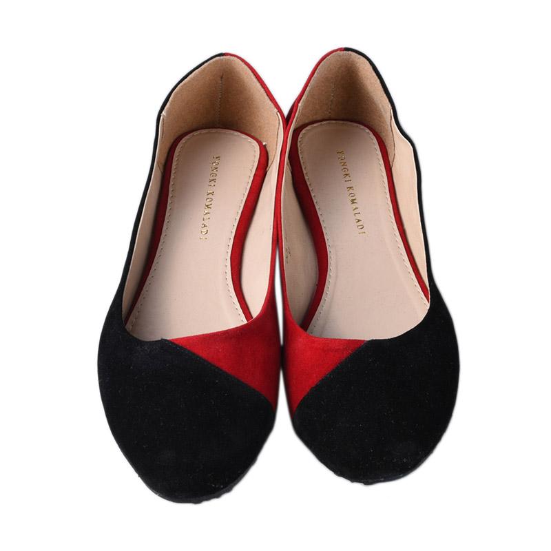 Jual Yongki  Komaladi  OLS 812 Sepatu Wanita  Merah Hitam 