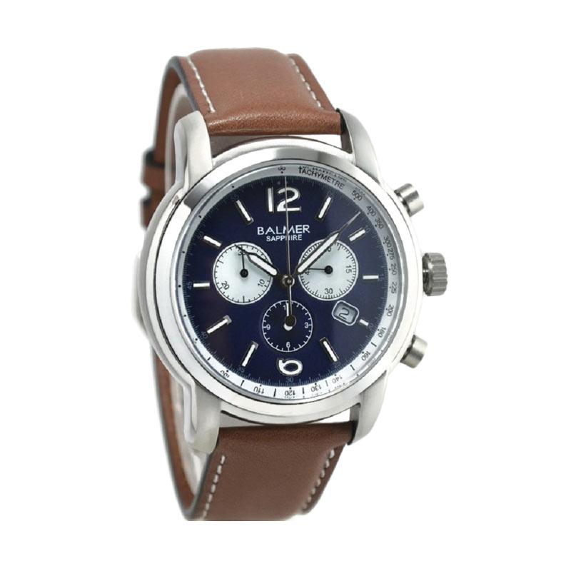jual jam original balmer balmer b7910mm jam tangan pria coklat tua ring silver plat biru jual jam original balmer balmer b7910mm jam tangan pria coklat tua ring silver plat biru