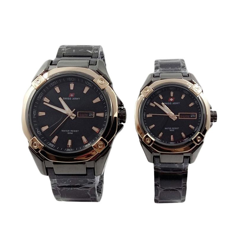 Jual Swiss Army SA 6166 Jam Tangan Couple - Rose Gold 