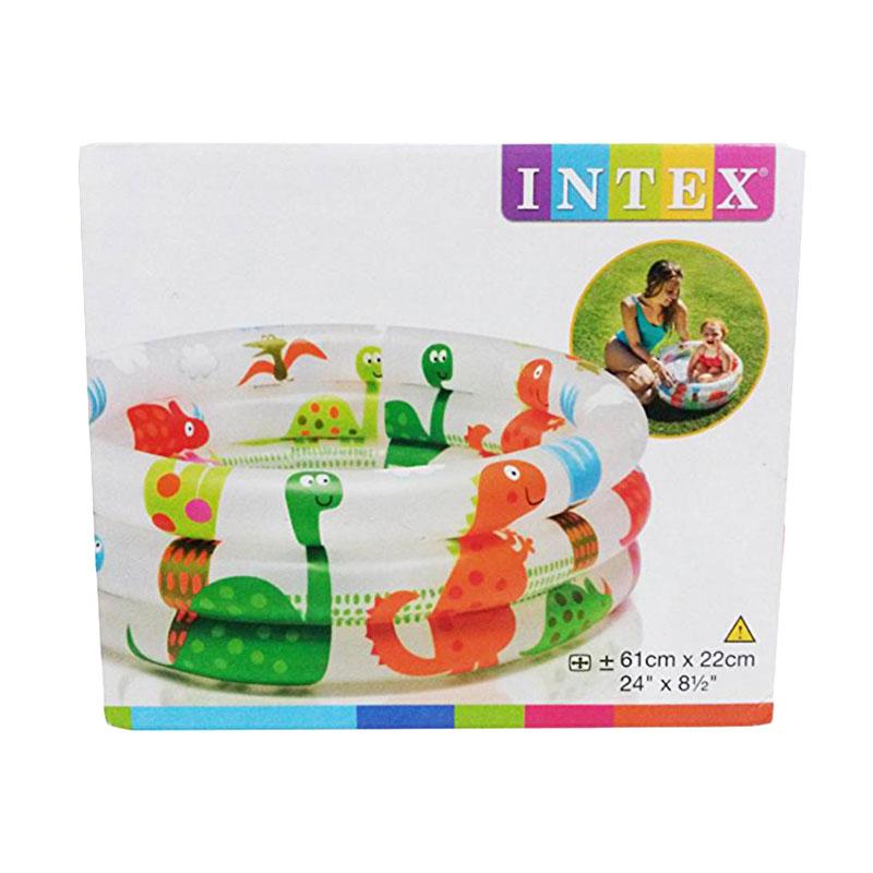 Jual Intex 57106 Dino Pompa Kolam Renang Anak - Putih ...