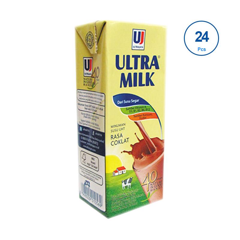 Jual Ultra  Jaya Ultra  Milk  Minuman Susu  Cokelat 250mL 24 
