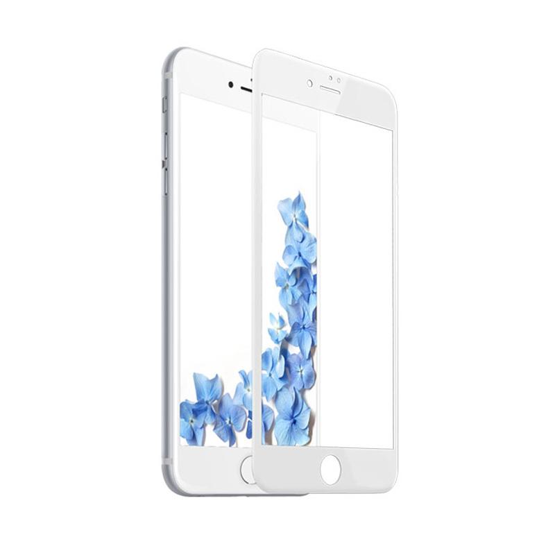 Jual HMC Apple iPhone 7 Plus - List Putih [2.5D Real Glass