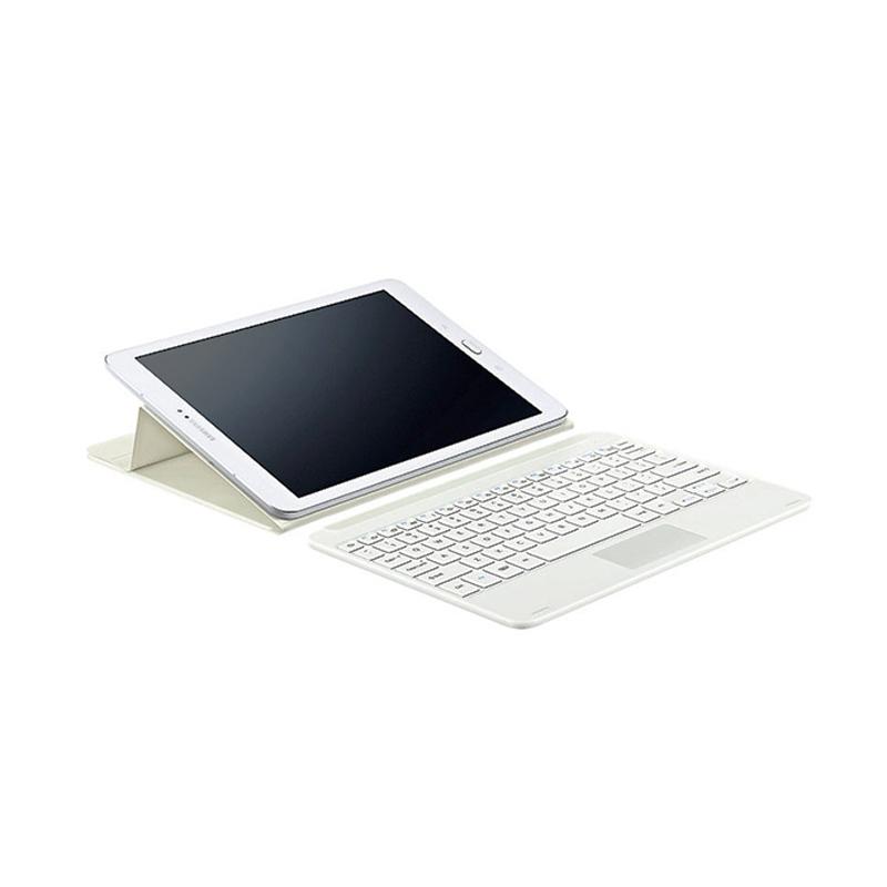 Jual Samsung Bluetooth Keyboard Cover for Galaxy Tab S2 9.7 White di