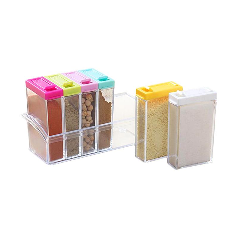 Jual MIIBOX Rak  Tempat Bumbu  Dapur 6in1 Seasoning Box 