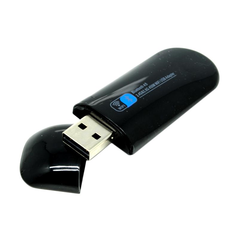 jual usb rtl8821 dual band bluetooth 4 0 receiver wifi adapter black 450 mbps harga jual usb rtl8821 dual band bluetooth 4 0 receiver wifi adapter black 450 mbps harga