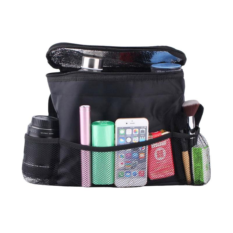 Jual Car Seat Organizer Cooler Bag Rak Gantungan Jok Mobil
