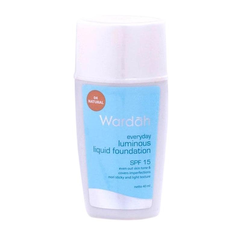 jual wardah everyday luminous liquid foundation 04 jual wardah everyday luminous liquid foundation 04
