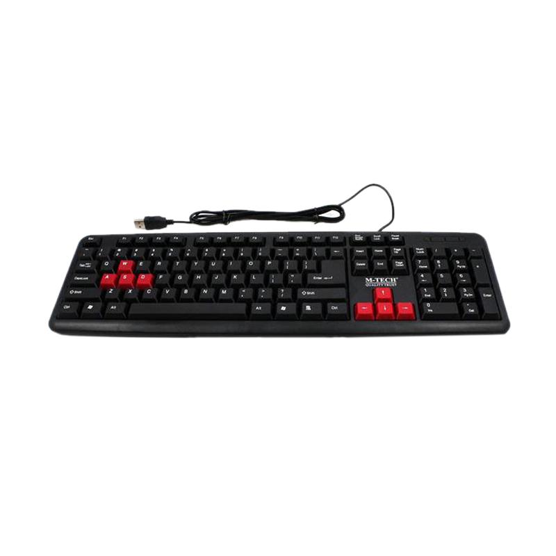 Jual MTech Ergonomic Series STK01 USB Standard Gaming Keyboard