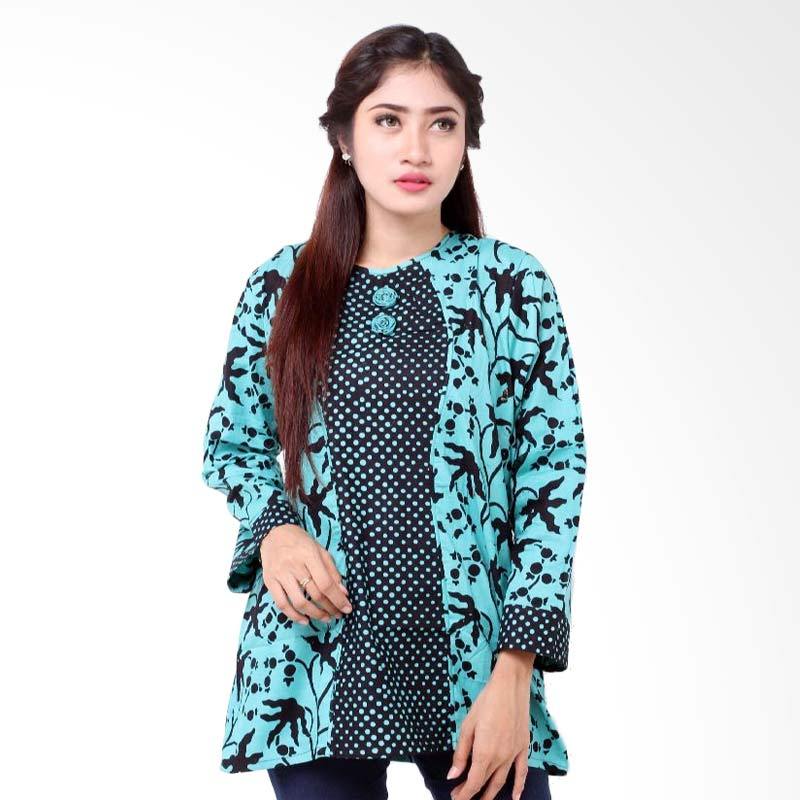 Terbaik Blouse Batik Lengan Lonceng, Viral!