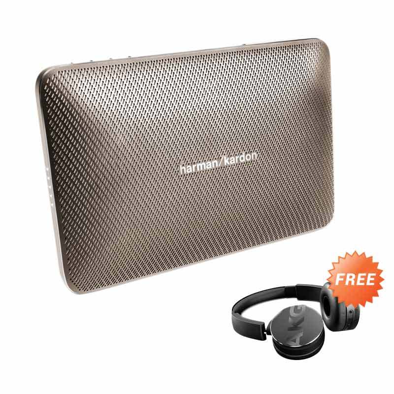 Jual Harman Kardon Esquire 2 Portable Speaker Gold + Free AKG Y 50 Headphone di Seller NET