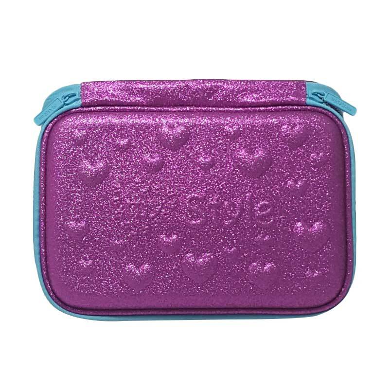 Jual My Style TM 2129 Purple Glitte r Heart Hardtop Pencil