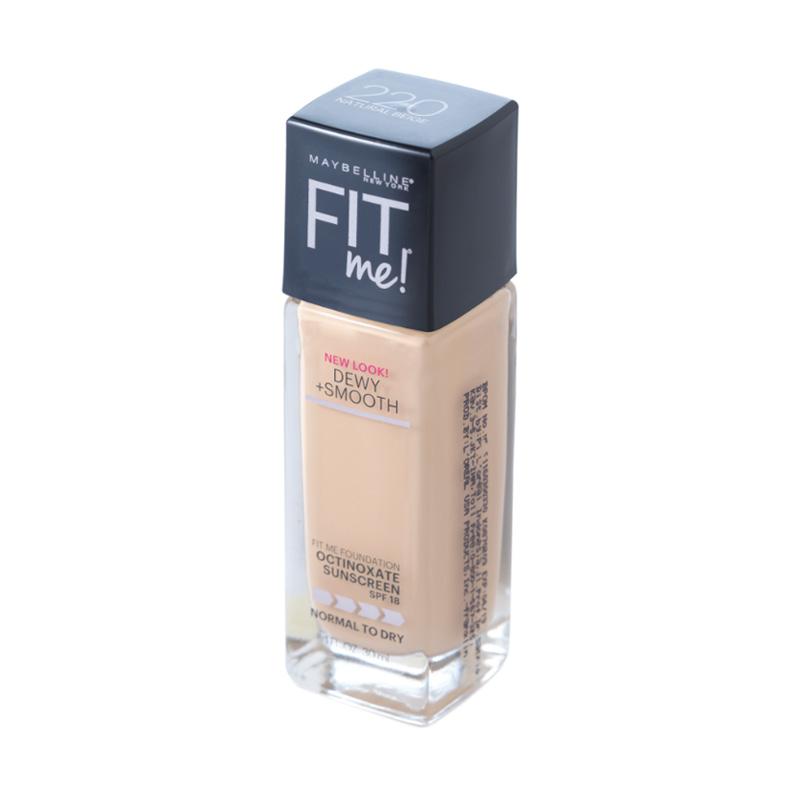 Jual Maybelline Fit Me Dewy + Smooth Foundation - 220 