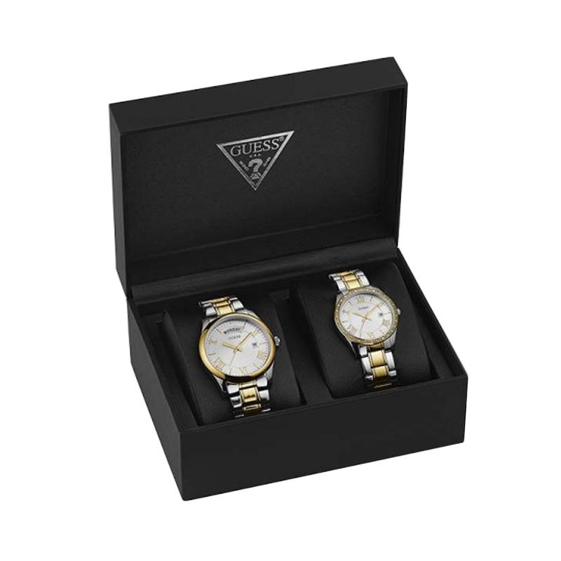 jual guess stainless steel jam tangan kombinasi jual guess stainless steel jam tangan kombinasi