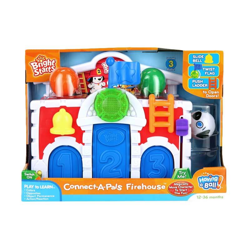 Jual Bright Starts 9293 Connect A Pals Firehouse Mainan 