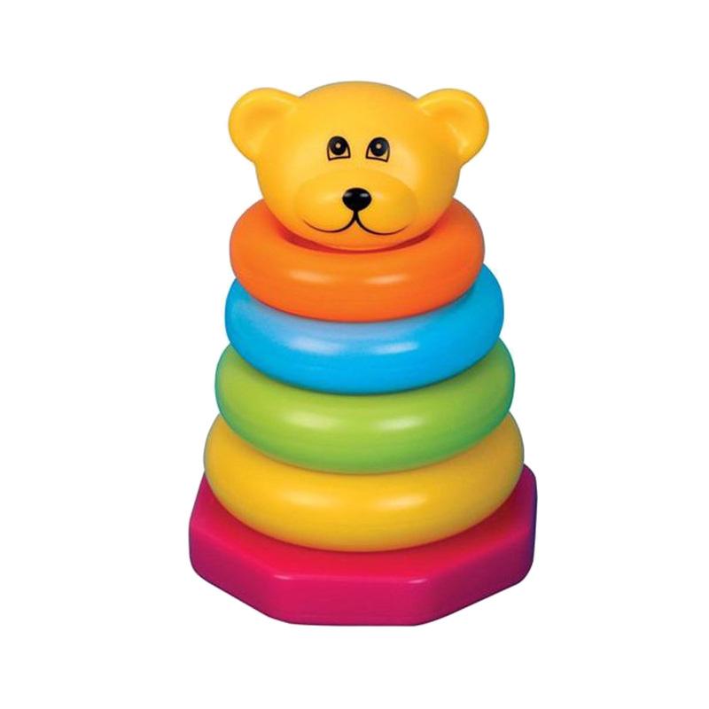 jual funtime stacker rainbow coloured rings mainan jual funtime stacker rainbow coloured rings mainan