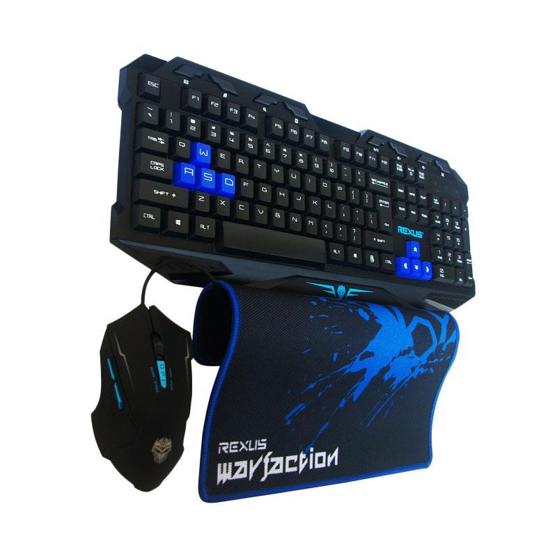 Jual REXUS RX-VR1 Warfaction Kit Combo Gaming Keyboard