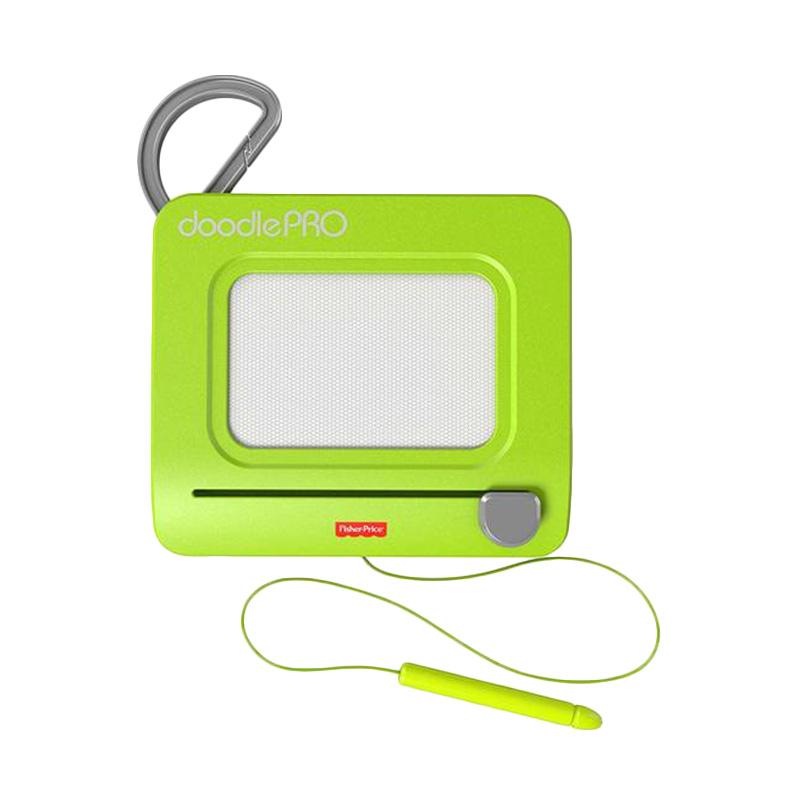 Jual Fisher Price Doodle Pro Drawing Board with Clip On Green di