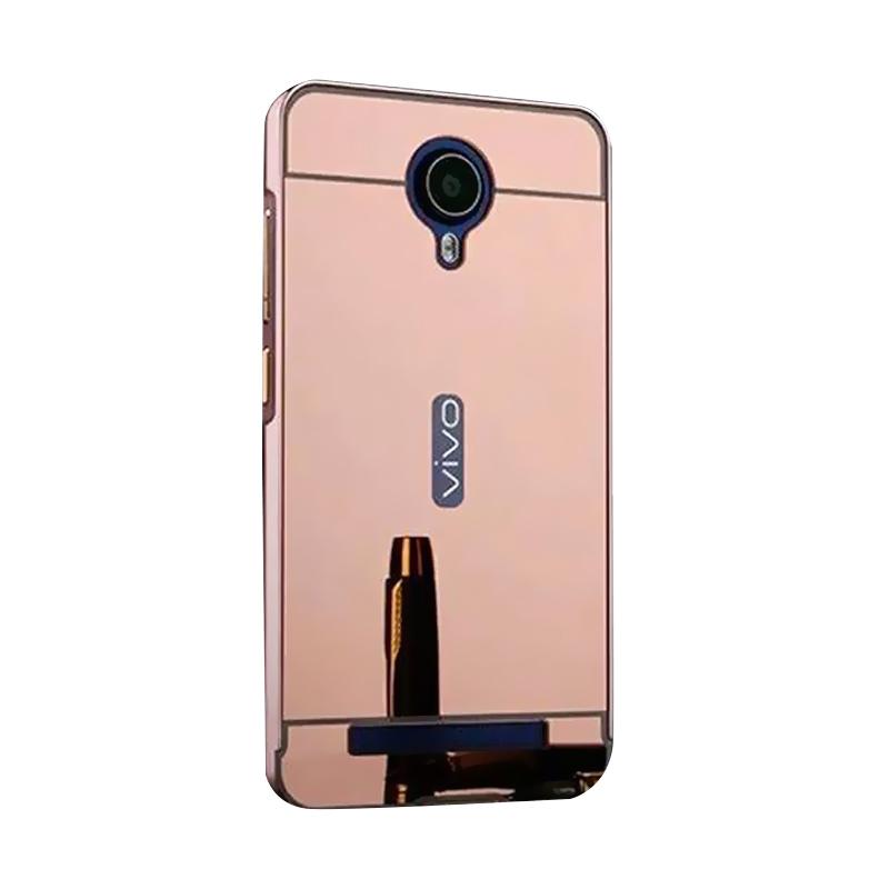 jual bumper mirror sliding casing for vivo y28 jual bumper mirror sliding casing for vivo y28