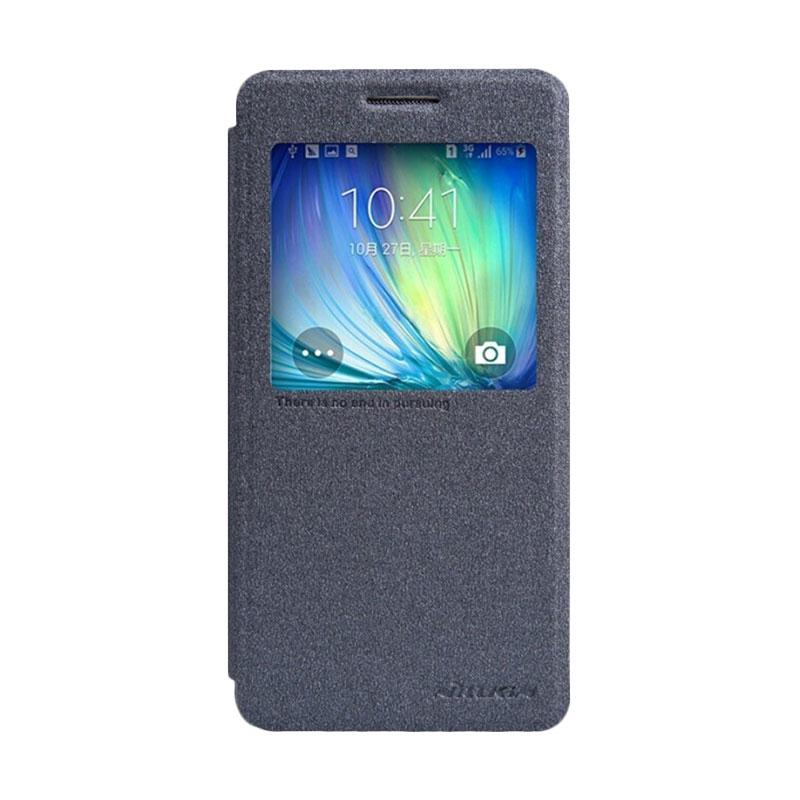 jual nillkin sparkle leather casing for samsung galaxy a5 a500 2015 hitam harga jual nillkin sparkle leather casing for samsung galaxy a5 a500 2015 hitam harga