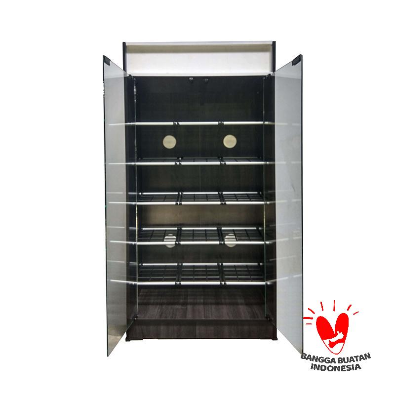 jual the olive house rora shoes rack 5t glass doors jual the olive house rora shoes rack 5t glass doors