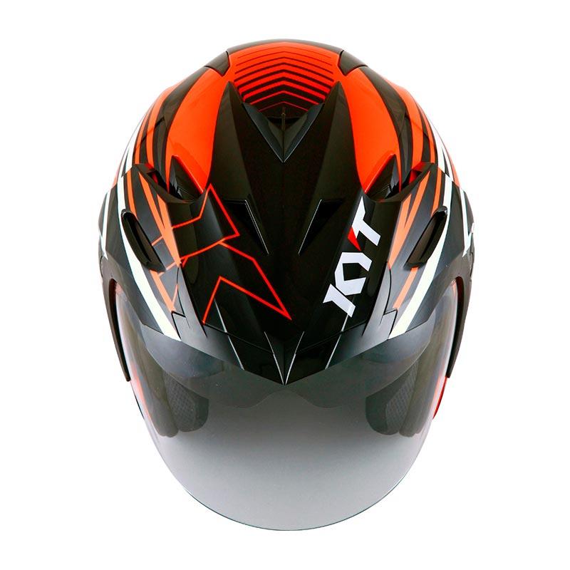 Jual KYT Venom RR 2 Radiation Super Fluo Edt Helm Half